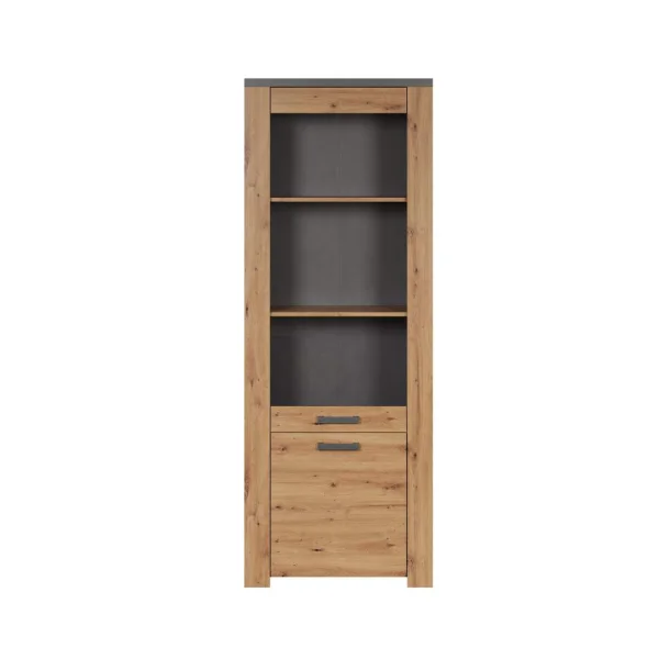 Follow Vitrinenschrank Eiche dekor.