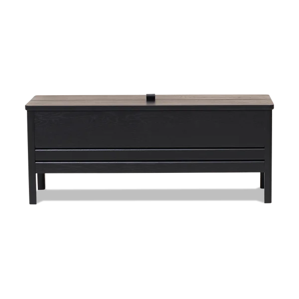 Form & Refine A Line Aufbewahrungsbank 111 cm Black