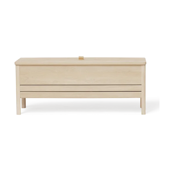 Form & Refine A Line Aufbewahrungsbank 111 cm Weiße Eiche