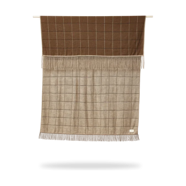 Form & Refine Aymara Decke 130x190 cm New square brown
