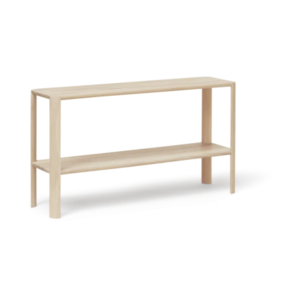 Form & Refine Leaf Regal 2 Ablagen 57x100 cm Weiße Eiche