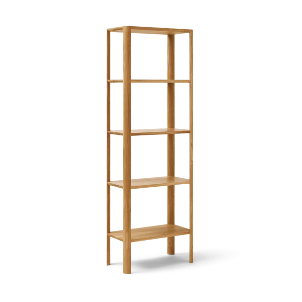 Form & Refine Leaf Regal 5 Ablagen 55x162 cm Eiche