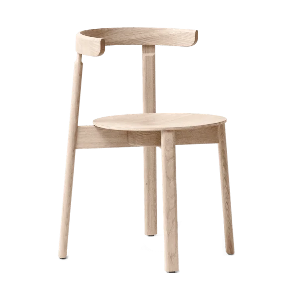 Form & Refine Lunar Stuhl Weiße Eiche