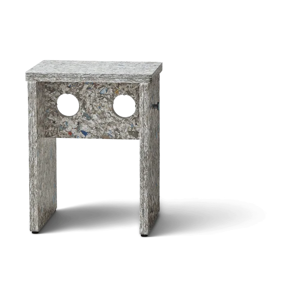Form & Refine Remake Hocker 35x45 cm Grey