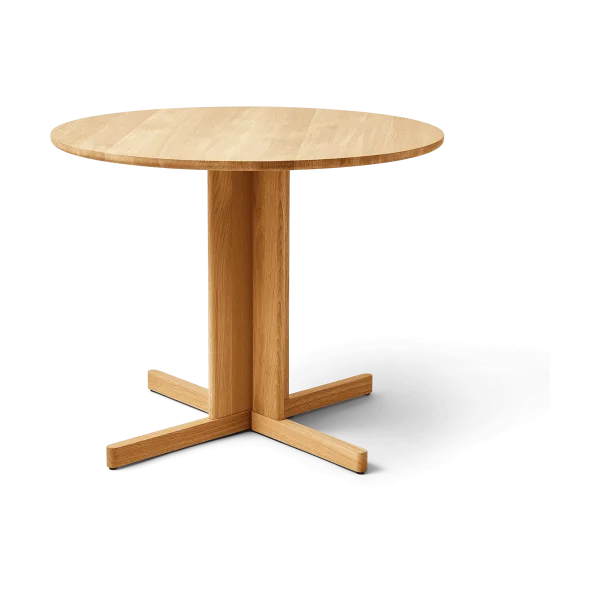 Form & Refine Trefoil Esstisch Ø90 cm Eiche