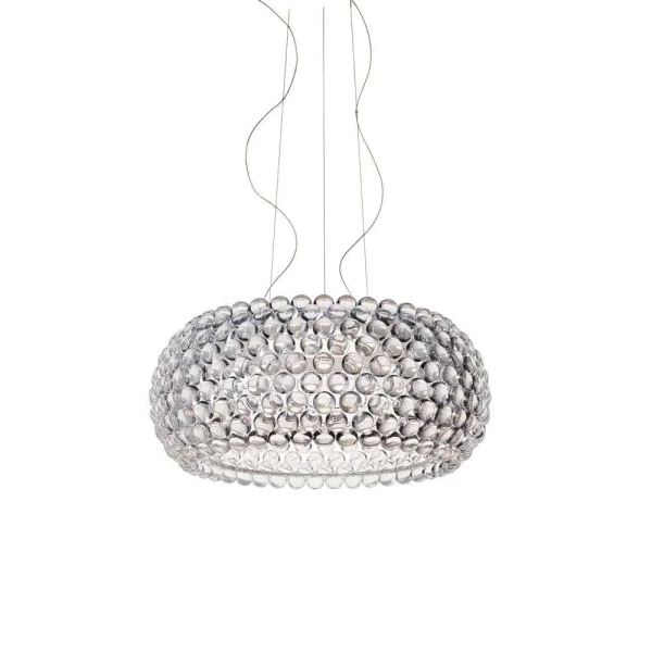 Foscarini - Caboche Plus LED Grande Pendelleuchte 3,2m Transparent