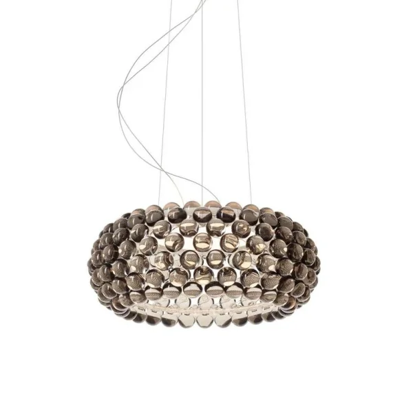 Foscarini - Caboche Plus Media LED-Pendelleuchte, grau, smart