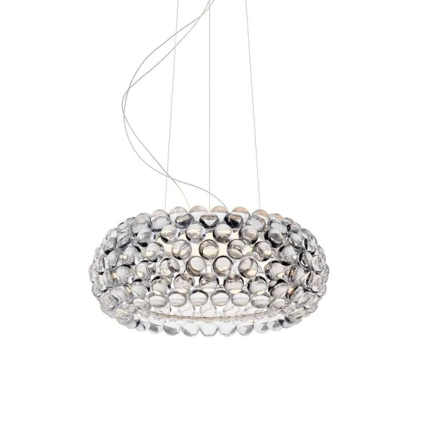 Foscarini - Caboche Plus Media LED Pendelleuchte Transparent