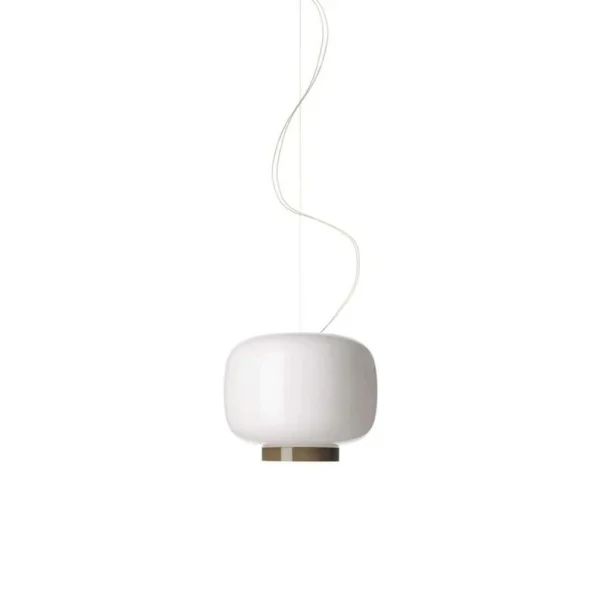 Foscarini - Chouchin 3 Reverse LED-Pendelleuchte, weiß/grau