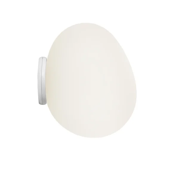 Foscarini - Gregg piccola Wandlampe, weiß, IP44, Glas