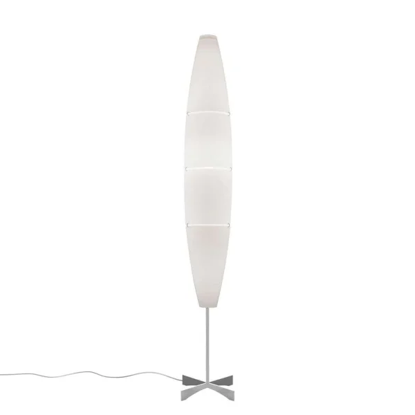 Foscarini - Havana Stehleuchte Weiß/Alu m/Dimmer