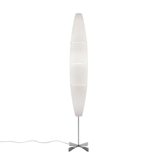 Foscarini - Havana Stehleuchte Weiß/Chrom m/Dimmer