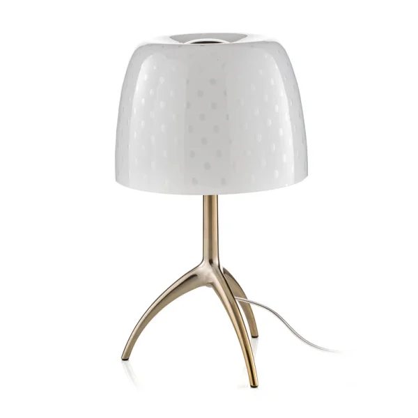 Foscarini - Lumiere 30 Tischlampe, 35 cm, Blasenglas, dim.