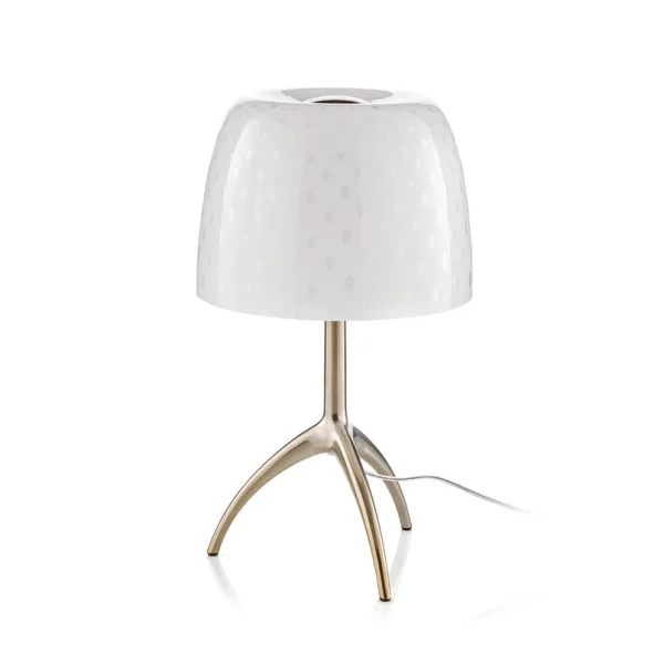 Foscarini - Lumiere 30 Tischlampe, 35cm, Blasenglas, ein/aus