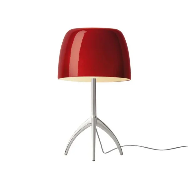 Foscarini - Lumiere Grande Tischleuchte, Alu/rot, 45 cm