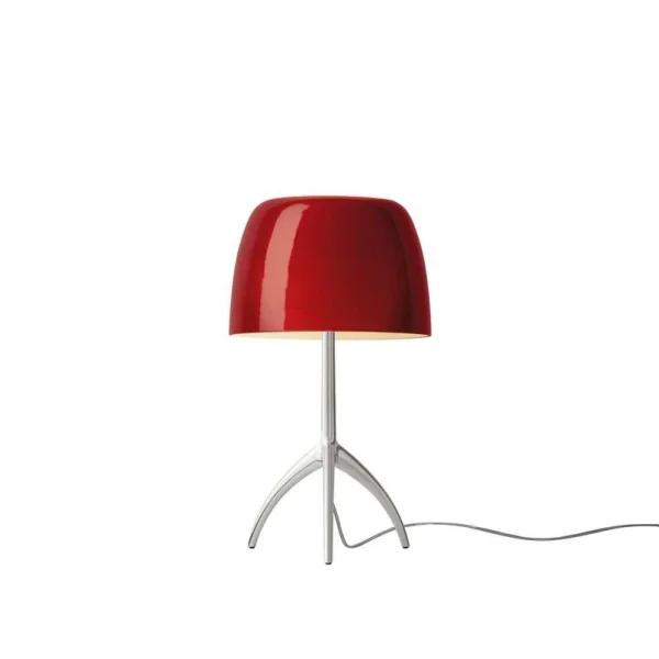 Foscarini - Lumiere Piccola Tischleuchte, Alu/rot, 35 cm