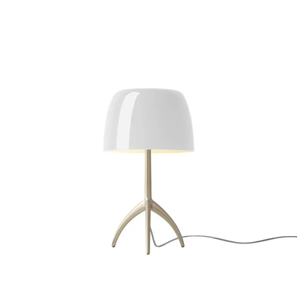 Foscarini - Lumiere Piccola Tischleuchte E14 Goldenr/Weiß Dimm.