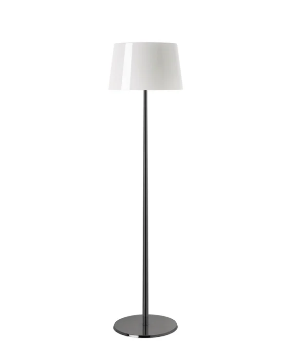 Foscarini - Lumiere XXL Stehleuchte Schwarz Chrom/Weiß