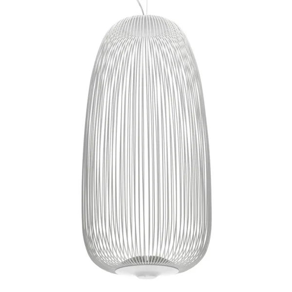 Foscarini - Spokes 1 LED-Pendellampe dimmbar weiß
