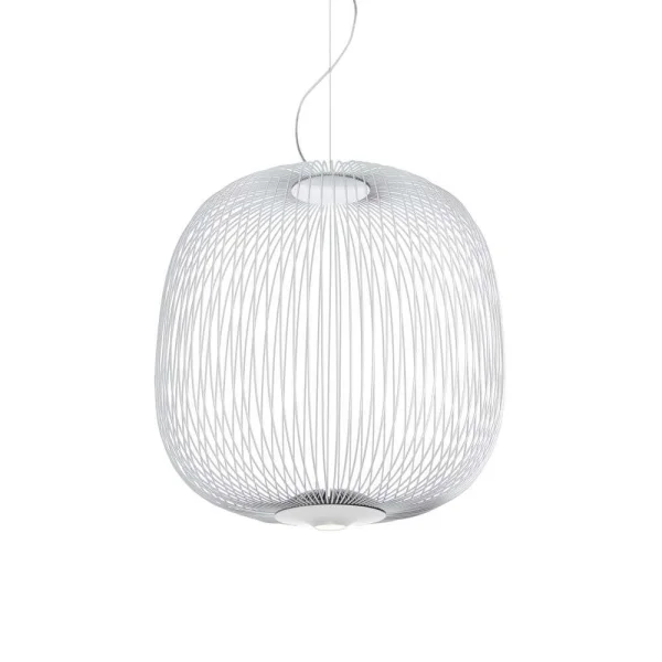 Foscarini - Spokes 2 LED Pendelleuchte Dimmbar Weiß 10m