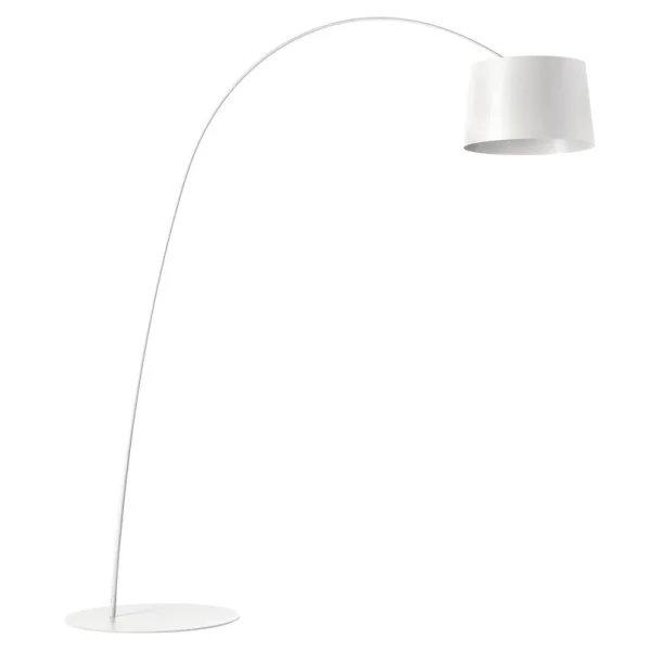 Foscarini - Twiggy Bogenleuchte mit Dimmer, weiß