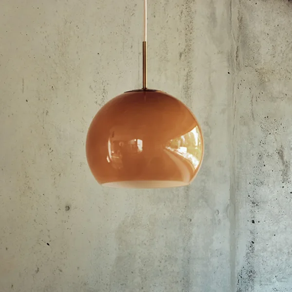 FRANDSEN - Ball Glass Hängeleuchte, capuccino, Ø 25 cm