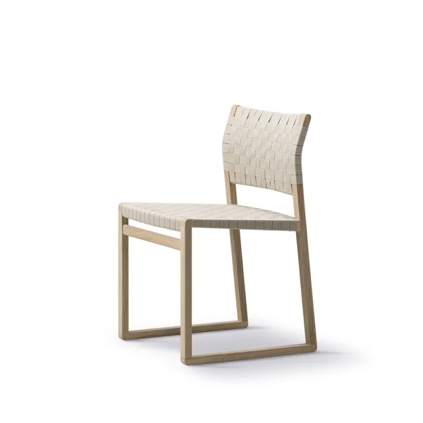 Fredericia Furniture BM61 Stuhl Geflochtene natur-lackiertes Eichenstativ