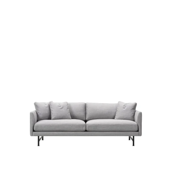 Fredericia Furniture Calmo 5622 Sofa 2-sits Sunniva 242-schwarz Stahl
