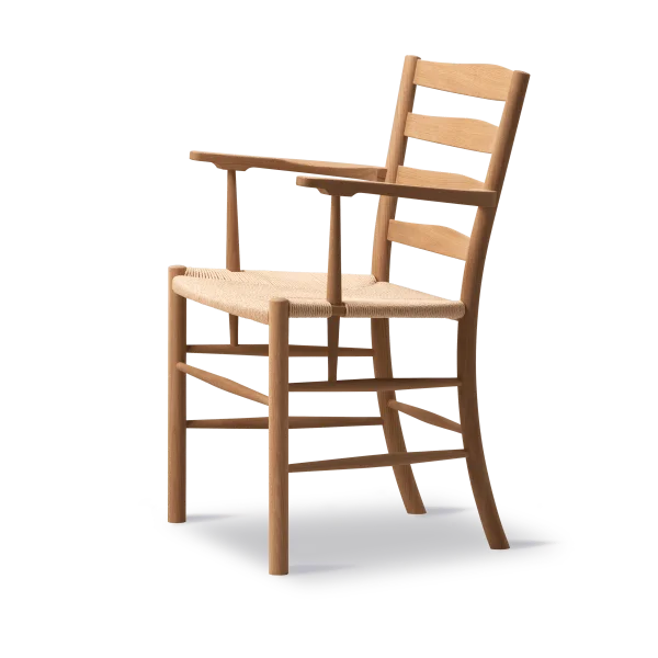 Fredericia Furniture Klint Armlehnstuhl Naturgeflochten-geölte Eiche