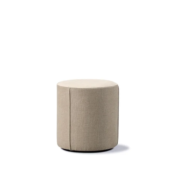 Fredericia Furniture Mono Sitzhocker Grand linen beige-Ø39 cm