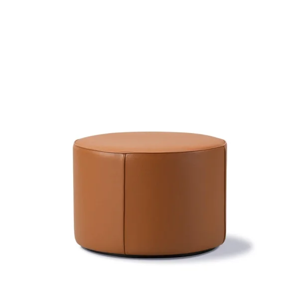 Fredericia Furniture Mono Sitzhocker Leder Omni 307 cognac-Ø55 cm