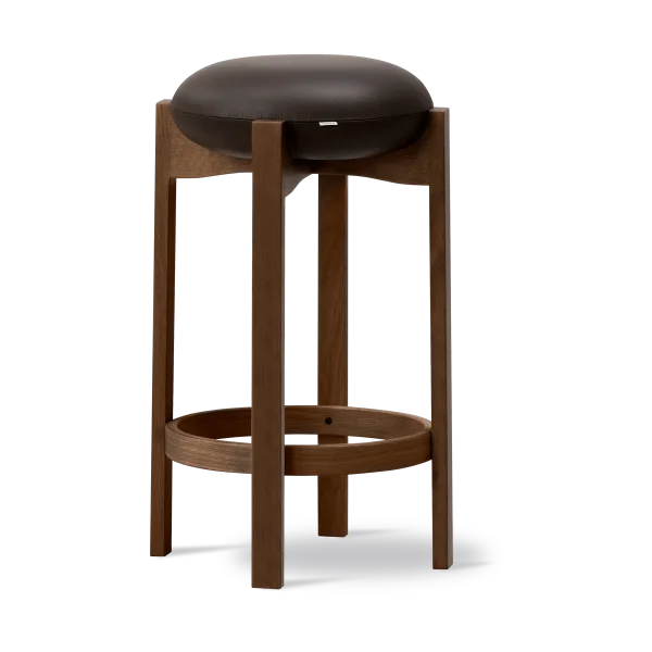 Fredericia Furniture Pioneer Hocker hoch Primo 86-1-Rauchgebeizte lackierte Eich