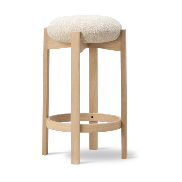 Fredericia Furniture Pioneer Hocker hoch Zero 0001-lackierte Eiche