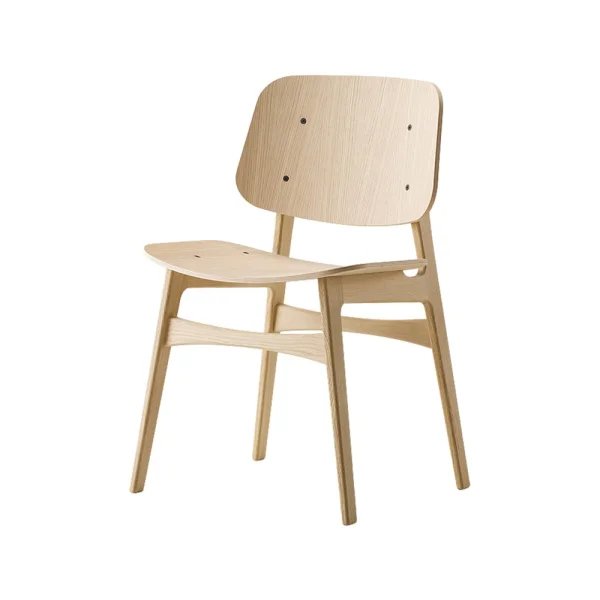 Fredericia Furniture Søborg Wood Stuhl Klarlackierte Eiche