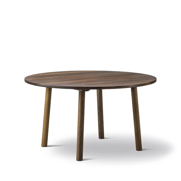 Fredericia Furniture Taro 6121 Esstisch Geräucherte Eiche, ø120 cm