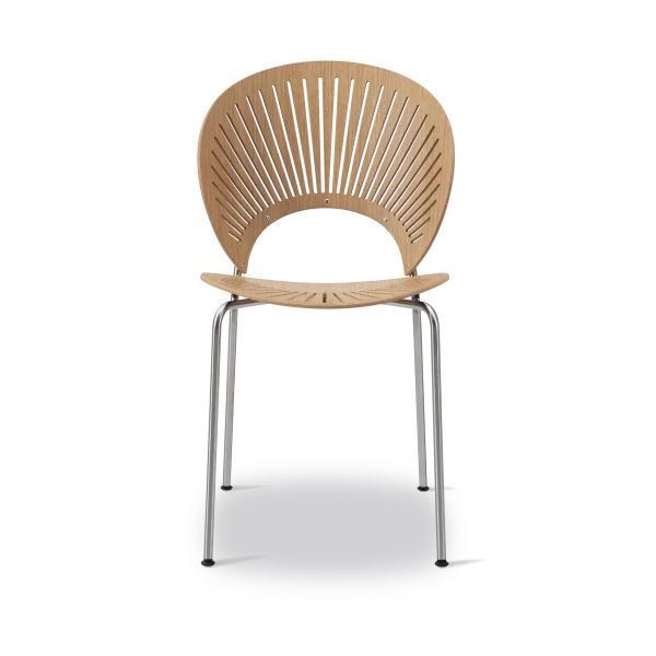 Fredericia Furniture Trinidad 3398 Stuhl Geölte Eiche-Rostfritt borstat stål