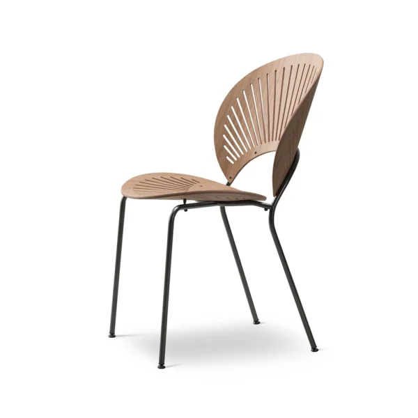 Fredericia Furniture Trinidad 3398 Stuhl Klarlackiertes Eichenbein Schwarz