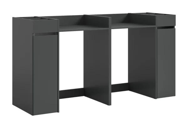 Free Waschmaschinenschrank 2 Schubladen Anthrazit.