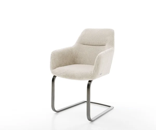 Freischwinger Pejo-Flex Cord Beige Freischwinger flach Graphit Taschenfederkern