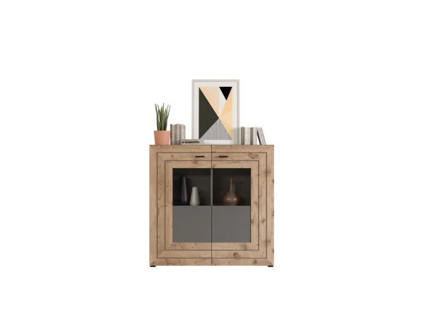 Freno Sideboard 2 Türen grau.