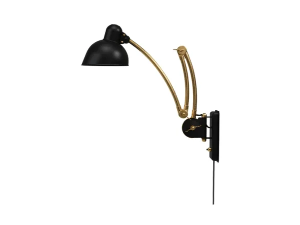 FRITZ HANSEN - KAISER idell 6559-W Wandlampe messing/schwarz