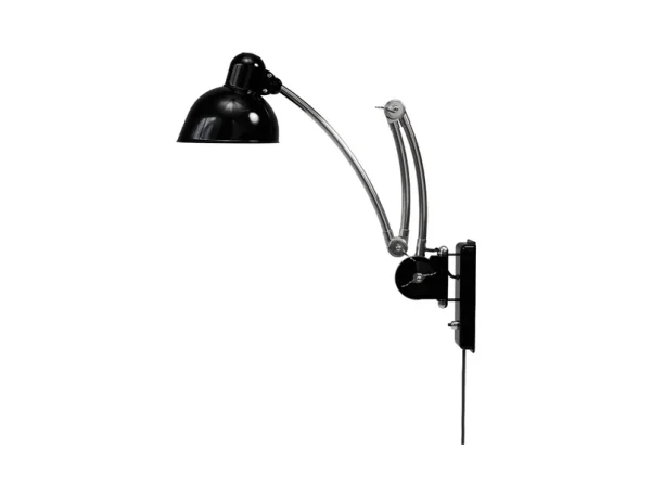 FRITZ HANSEN - KAISER idell 6559-W Wandlampe, schwarz/chrom