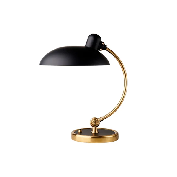 FRITZ HANSEN - KAISER idell™ 6631-T Tischleuchte Matt Schwarz/Messing