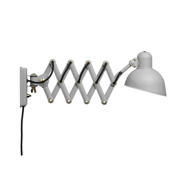 FRITZ HANSEN - Kaiser idell 6718-W Wandlampe mit Stecker grau,