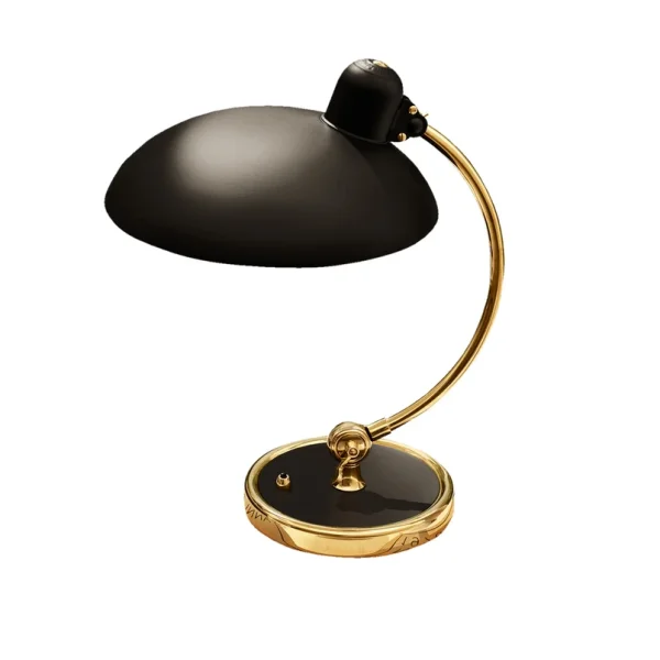 FRITZ HANSEN - Kaiser Idell Tischlampe Luxus, schwarz/messi