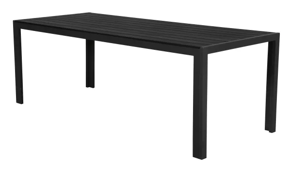 Fuccy Gartentisch, 205 cm schwarz/schwarz.