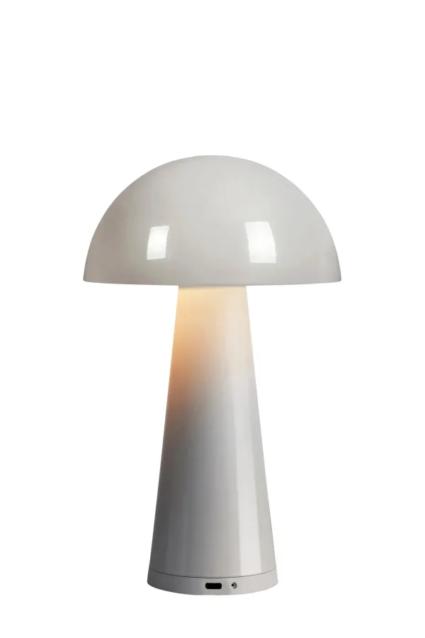 Fungi Wiederaufladbar Pilzlampe Greige