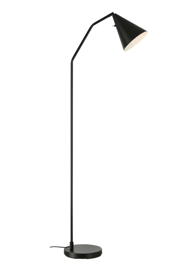 Funil Stehlampe Schwarz 3-stufigsdimmer