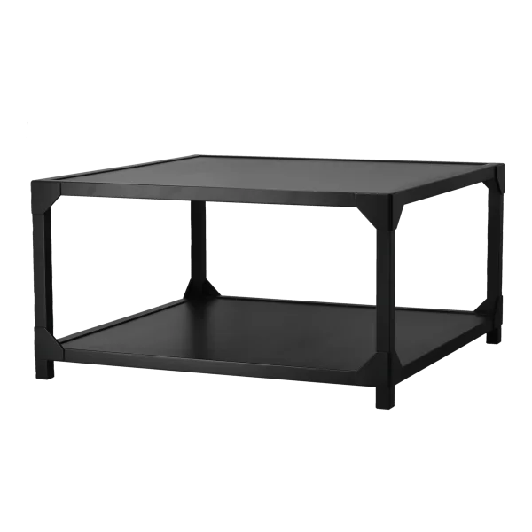 Gärsnäs Bleck Couchtisch 75x75 cm Furnier Buche-Schwarz gebeizt
