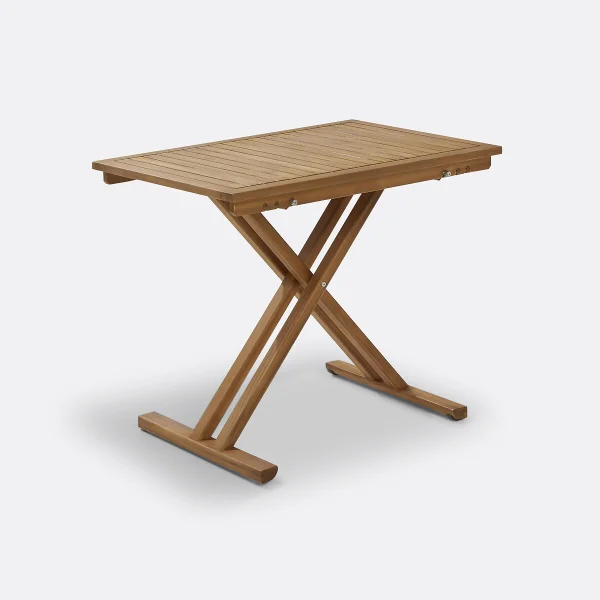 Gartenklapptisch, Akazie Mit Teak-finish